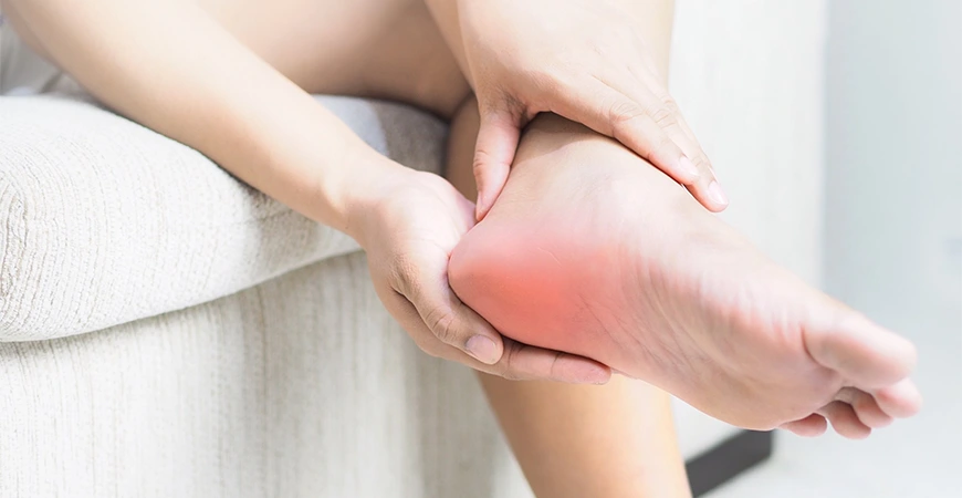 عوامل موثر بر درد پاشنه پا