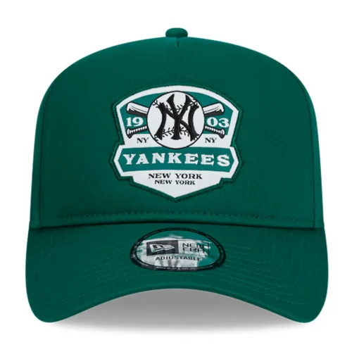 خرید اینترنتی کلاه اسپرت مردانه نیو ارا مدل New Era New York Yankees MLB Patch A-Frame Trucker Cap NW60424835-301